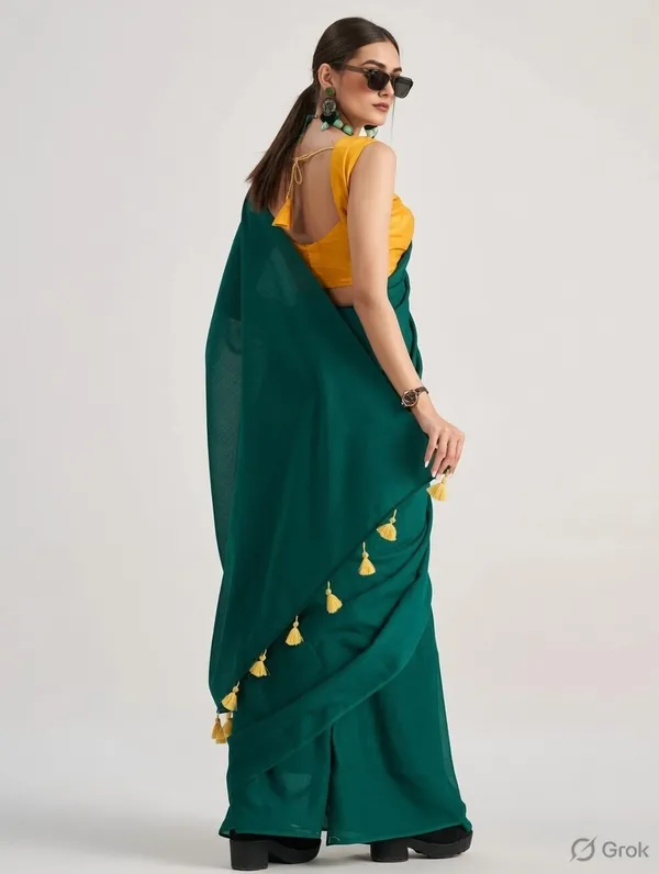 Emerald_Grace_Mulmul_Cotton_Saree