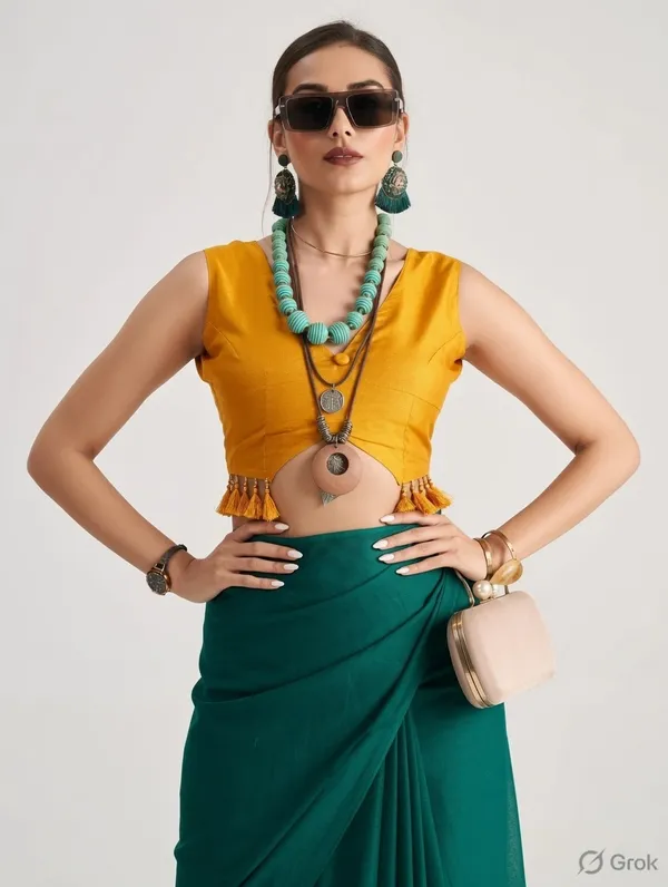 Emerald_Grace_Mulmul_Cotton_Saree