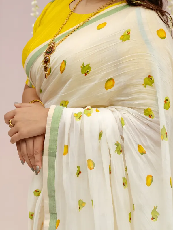 Lemon_Blossom_Grace_Soft_Linen_Saree
