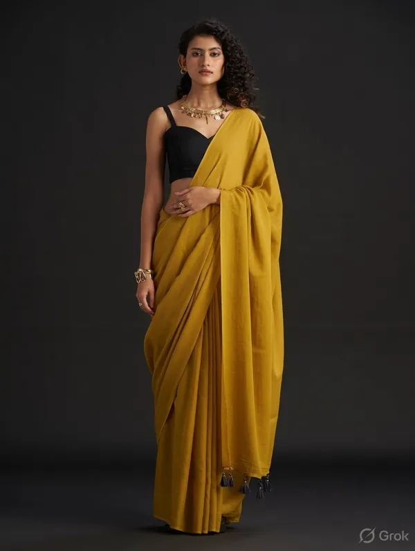 Mustard_Glow_Mulmul_Cotton_Saree