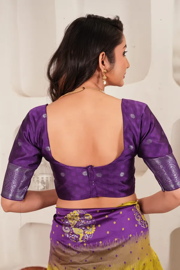Rajyashree_Dual_Tone_Zari_Weave_Silk_Blend_Saree