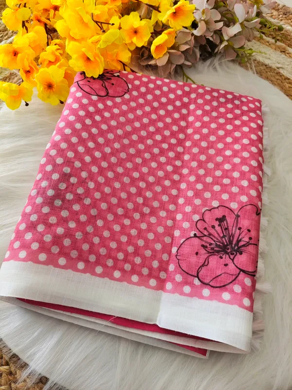 Rose_Petal_Bloom_Linen_Saree