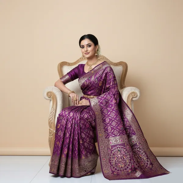 Royal_Amethyst_Peacock_Dola_Silk_Saree