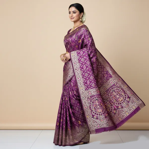Royal_Amethyst_Peacock_Dola_Silk_Saree