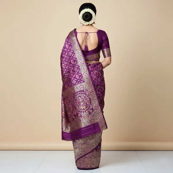 Royal_Amethyst_Peacock_Dola_Silk_Saree