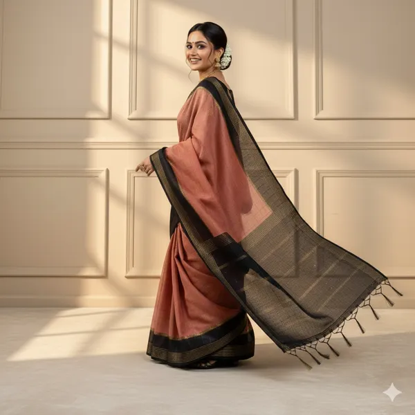 Peach_Katan_Silk_Premium_&_Elegant_Saree_For_Women_(With_Blouse_Piece)