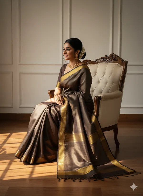Coffee_Brown_Mangalgiri_Border_Silk_Premium_&_Elegant_Saree_For_Women_(With_Blouse_Piece)