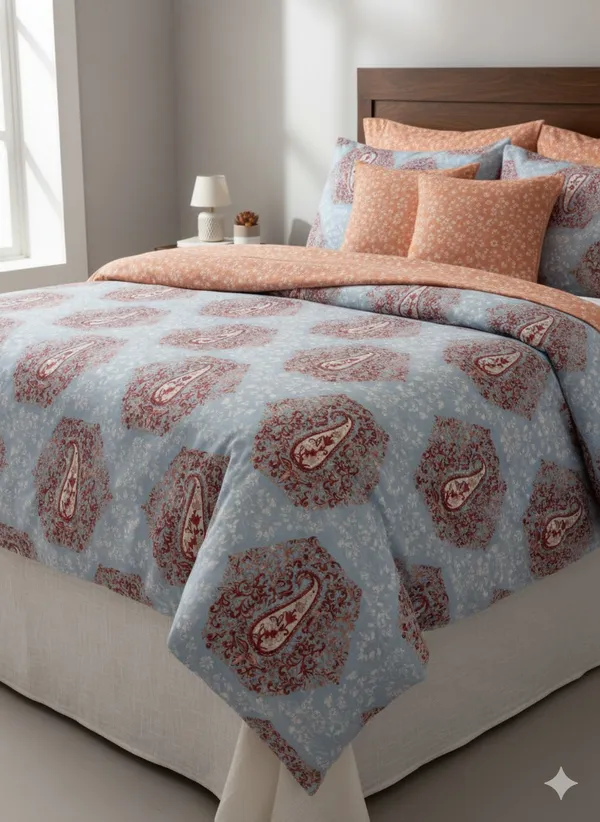 Blue_Heer_Powder_Cotton_Double_Bedsheet_With_Pillow_Cover