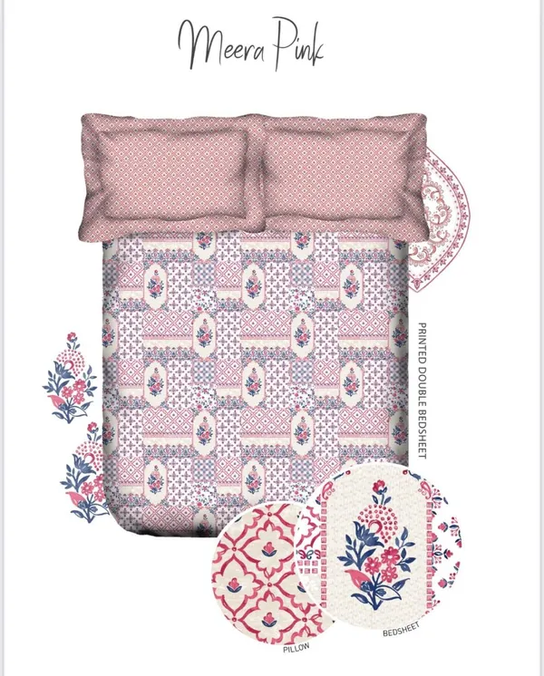 Meera_Pink_Cotton_Double_Bedsheet_With_Pillow_Cover