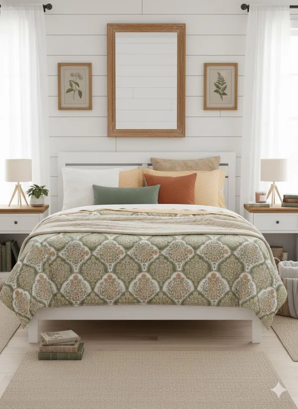 Multicolor_Manohari_Sage_Cotton_Double_Bedsheet_With_Pillow_Cover
