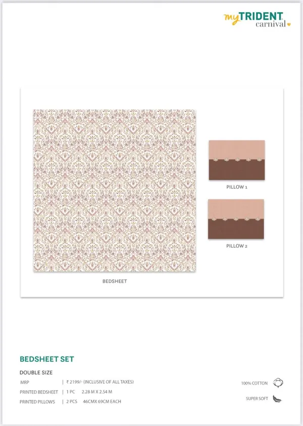 Rust_Cotton_Double_Bedsheet_With_Pillow_Cover