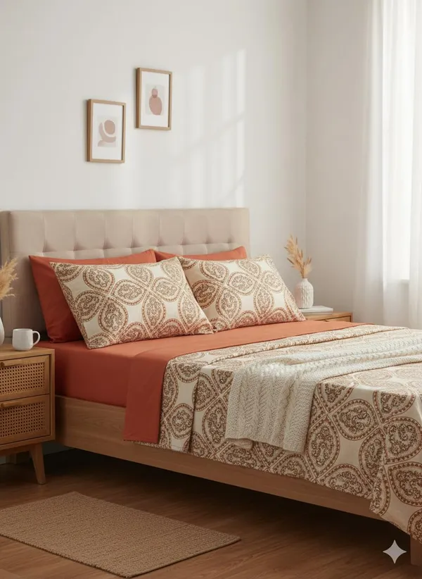 Orange_Chaitra_Cotton_Double_Bedsheet_With_Pillow_Cover