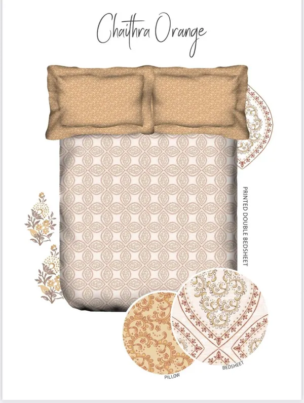 Orange_Chaitra_Cotton_Double_Bedsheet_With_Pillow_Cover