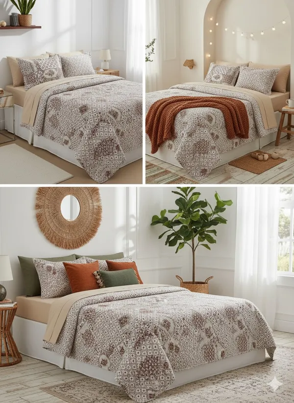 Meera_Brown_Cotton_Double_Bedsheet_With_Pillow_Cover