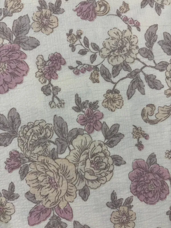 White_Purple_Floral_Design_Cotton_Double_Bedsheet_With_Pillow_Cover