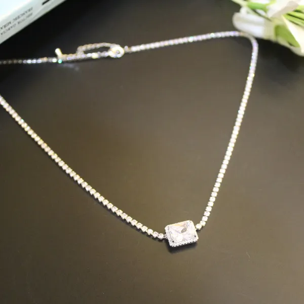 White_&_Silver_Premium_Brass_And_American_Diamond_Neck_Pendant_For_Women