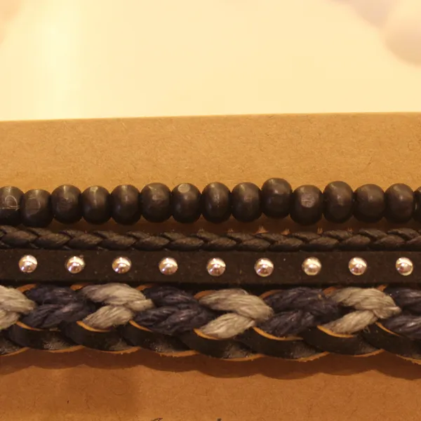 Multi-Layer_Leather_Wooden_Bead__Hand-Woven_Four-Piece_Men's_Bracelet