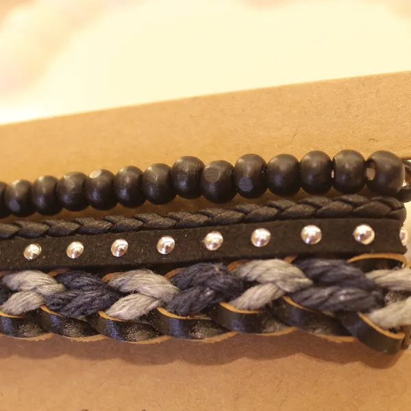 Multi-Layer_Leather_Wooden_Bead__Hand-Woven_Four-Piece_Men's_Bracelet