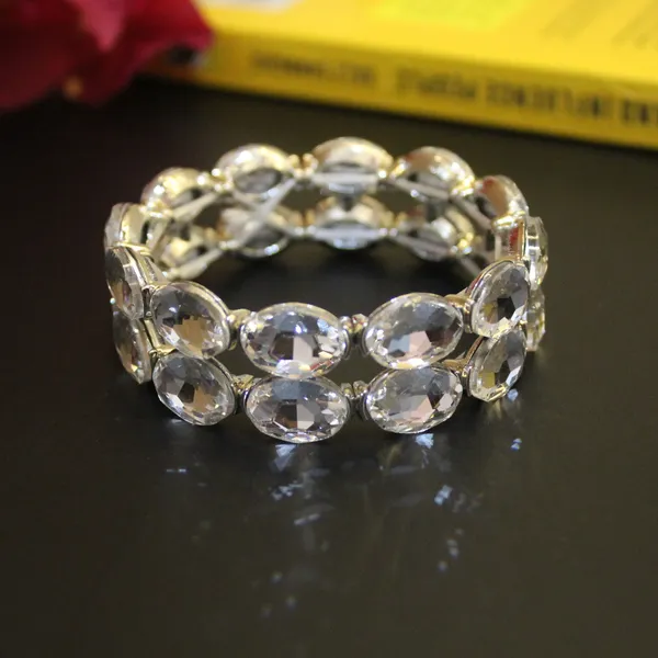 Silver_Premium_Crystal_Stretch_Bracelets_For_Women