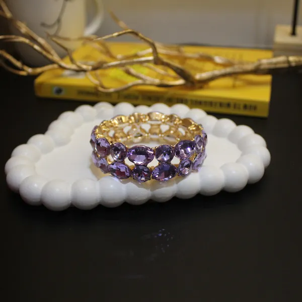 Purple_Premium_Crystal_Stretch_Bracelets_For_Women
