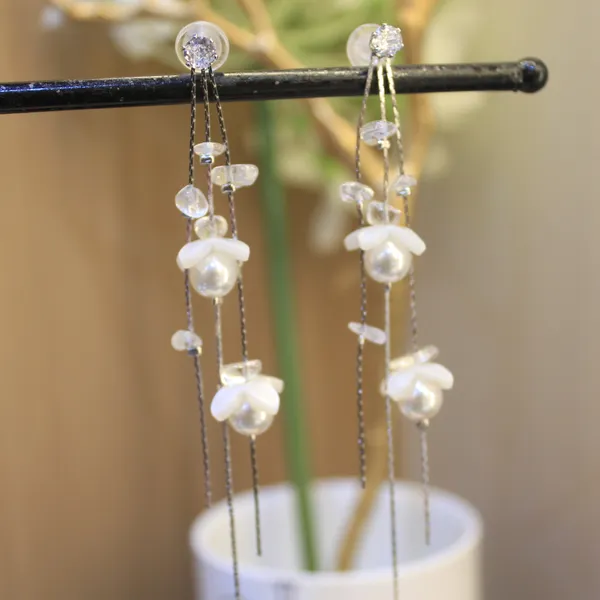 White_Premium_Stainless_Steel_Korean_Earring_For_Women