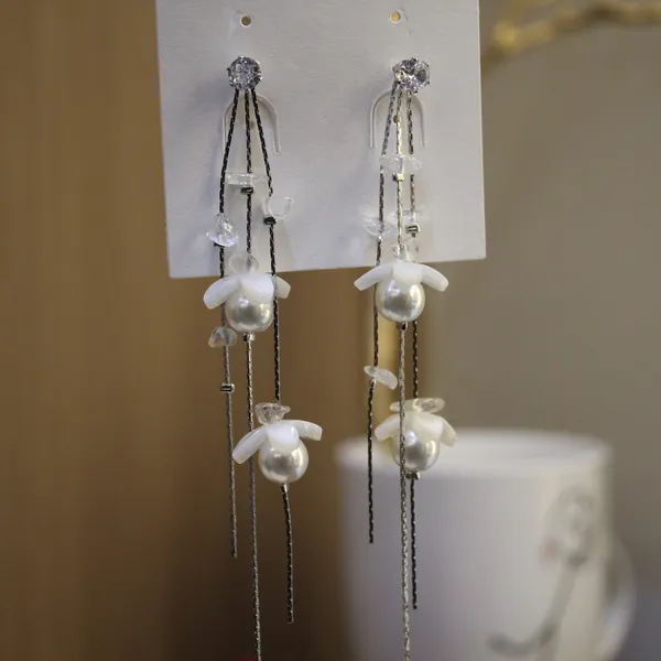 White_Premium_Stainless_Steel_Korean_Earring_For_Women