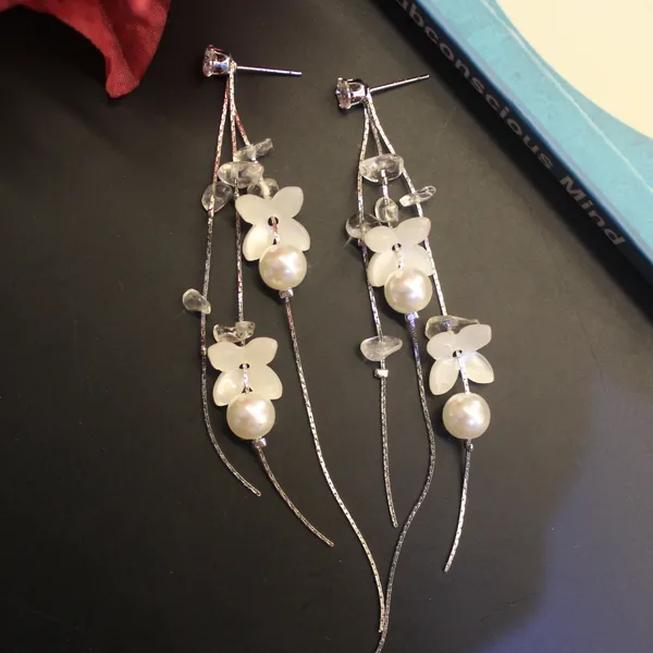 White_Premium_Stainless_Steel_Korean_Earring_For_Women
