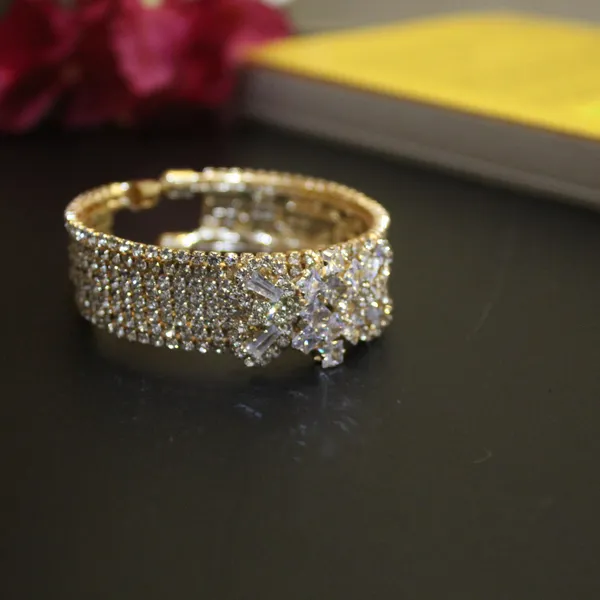 Golden_&_White_Premium_Alloy_Bracelets_For_Women
