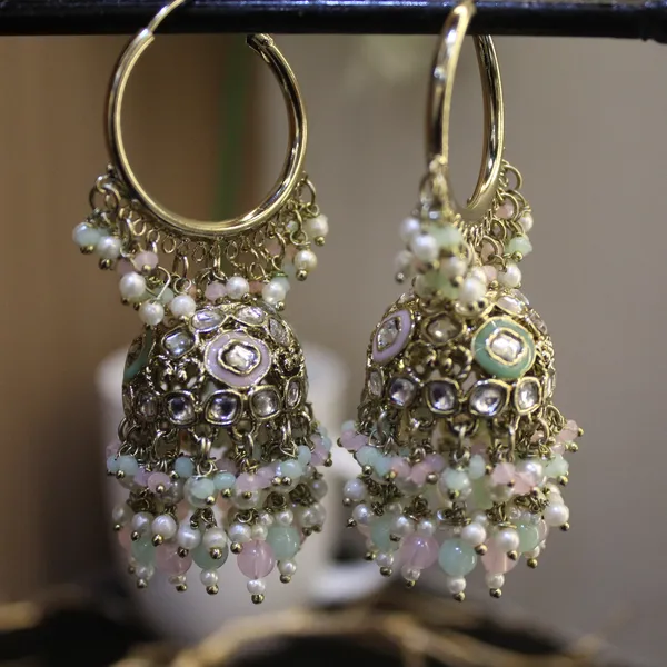 Brass_Stylish_Jhumkas_For_Women