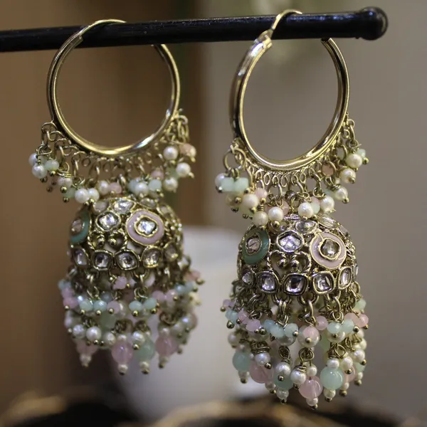 Brass_Stylish_Jhumkas_For_Women