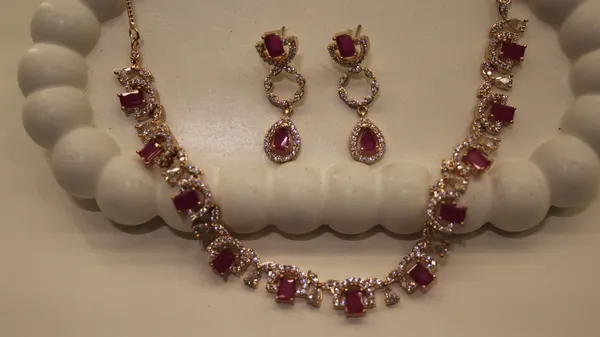 American_Diamond_Necklace_Set_For_Women