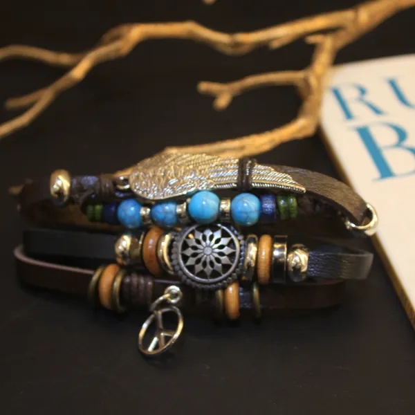 Multi-Layer_Leather___Hand-Woven_Four-Piece_Men's_Bracelet