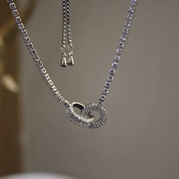 White_&_Silver_Premium_Brass_And_American_Diamond_Neck_Pendant_For_Women