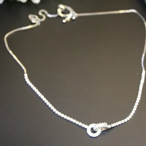 White_&_Silver_Premium_Brass_And_American_Diamond_Neck_Pendant_For_Women