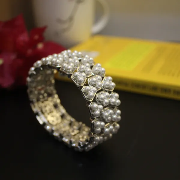 White_&_Silver_Premium_Brass_Bracelets_For_Women