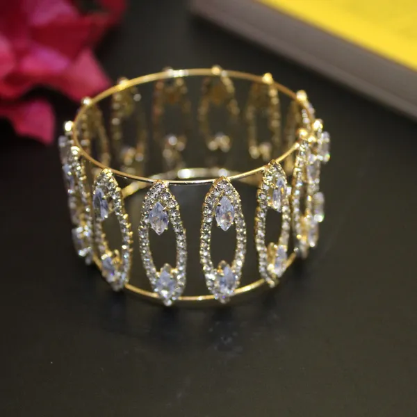 White_&_Golden_Premium_Alloy_Bracelets_For_Women