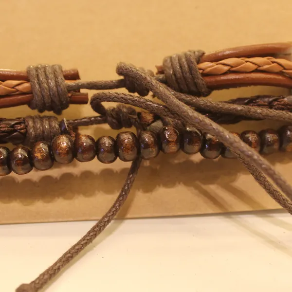 Multi-Layer_Leather_Wooden_Bead__Hand-Woven_Four-Piece_Men's_Bracelet
