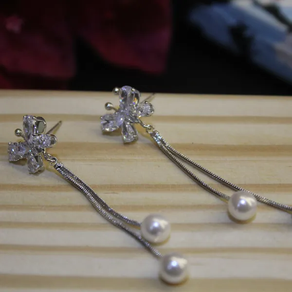 White_Premium_Stainless_Steel_Korean_Earring_For_Women