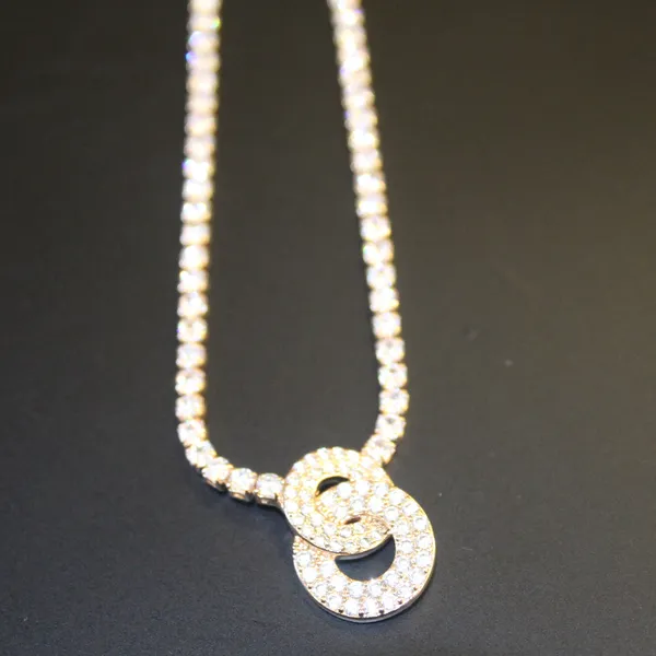 White_&_Golden_Premium_Brass_And_American_Diamond_Neck_Pendant_For_Women