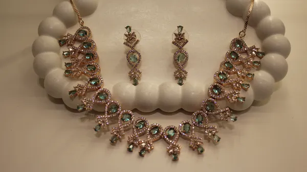 American_Diamond_Necklace_Set_For_Women