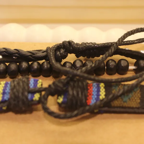 Multi-Layer_Leather_Wooden_Bead__Hand-Woven_Four-Piece_Men's_Bracelet