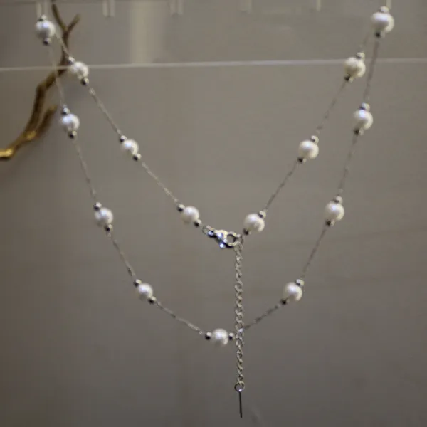 Silver_&_White_Premium_Stainless_Steel_Neck_Pendant_For_Women