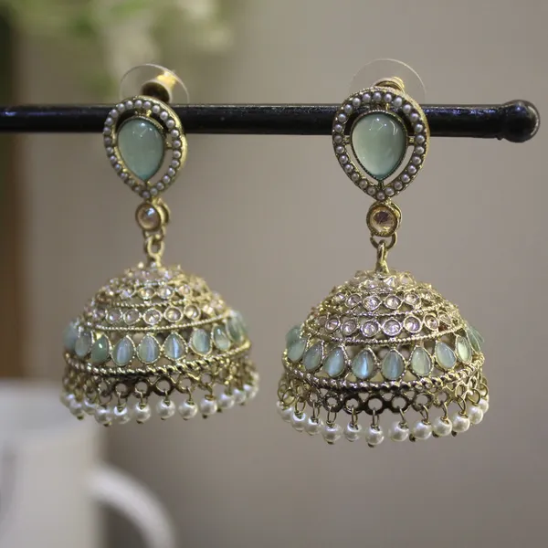 Brass_Stylish_Jhumkas_For_Women