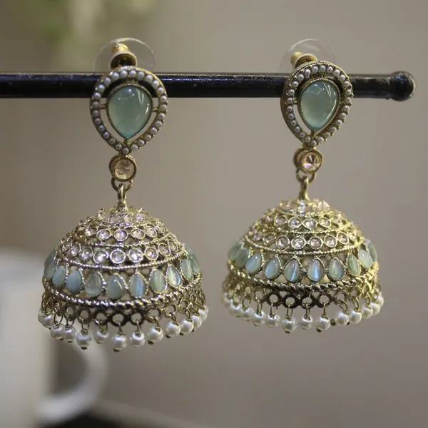 Brass_Stylish_Jhumkas_For_Women