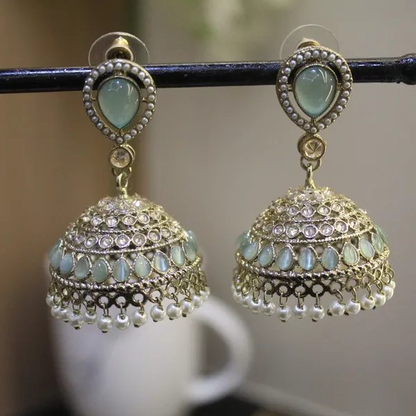 Brass_Stylish_Jhumkas_For_Women
