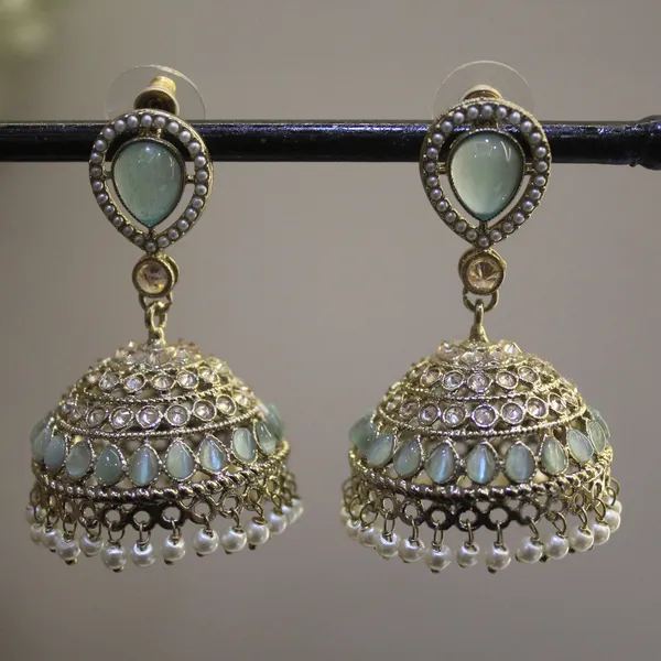 Brass_Stylish_Jhumkas_For_Women