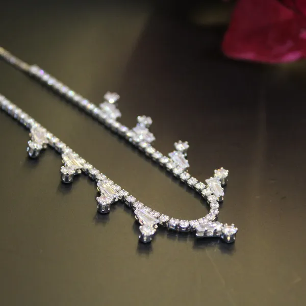 White_&_Silver_Premium_Brass_And_American_Diamond_Neck_Pendant_For_Women
