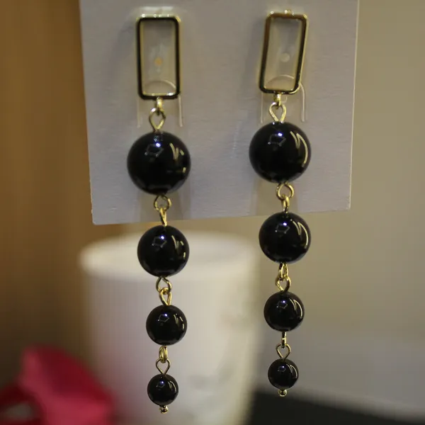 Black_&_Golden_Premium_Stainless_Steel_Korean_Earring_For_Women