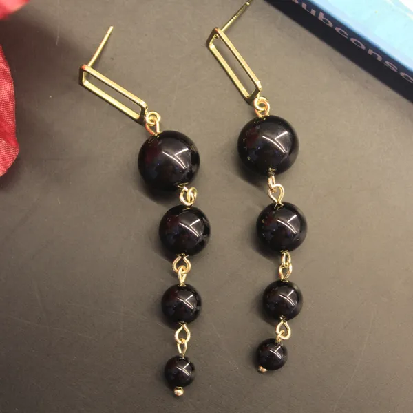 Black_&_Golden_Premium_Stainless_Steel_Korean_Earring_For_Women