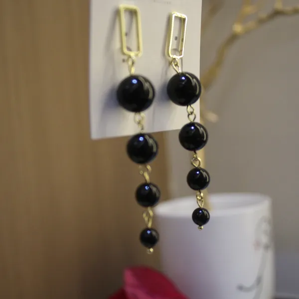 Black_&_Golden_Premium_Stainless_Steel_Korean_Earring_For_Women